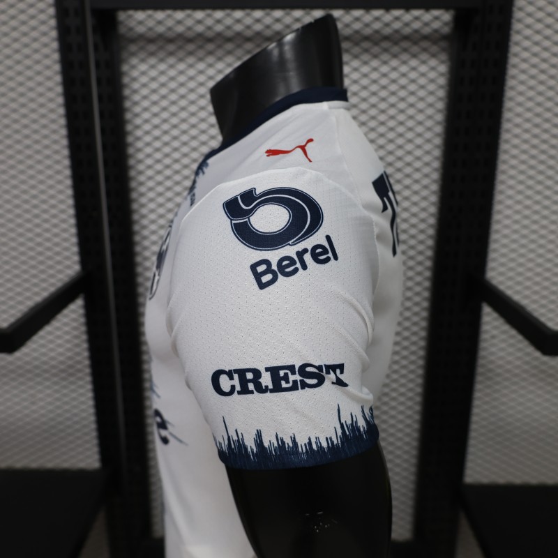 Player Version 26/27 Monterrey Away White Navy Jersey