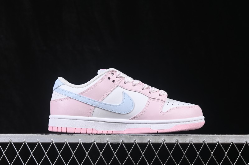 Nike SB Dunk Low White Grey Pink Low-Top Casual Skateboarding Shoes - IB3484-001