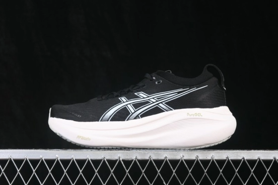 Asics Gel-Nimbus 27 Retro Breathable Cushioned Running Shoes for Men - 1011B958-002