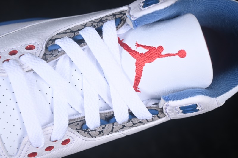 Air Jordan 3 Retro True Blue Basketball Shoes - IF4396-104