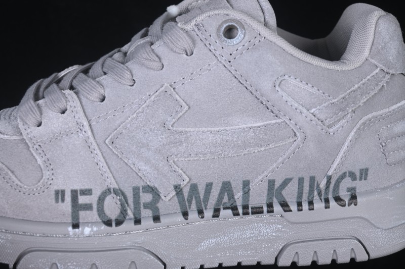 Off-White Out Of Office Low-Top Sneakers Space Grey - AJD4