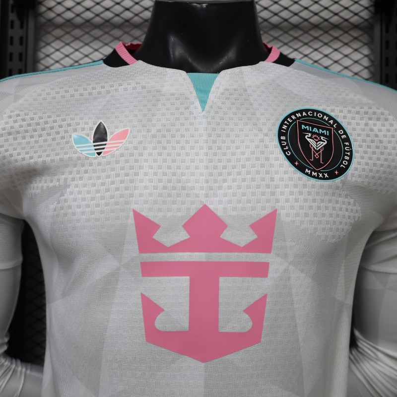Player Version 26/27 Inter Miami CF Away Long Sleeve Jersey