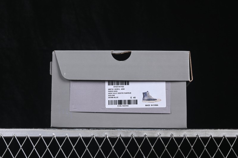 Balenciaga Paris Low Distressed High-Top Lace-Up Fashion Sneakers - W3RCL4090