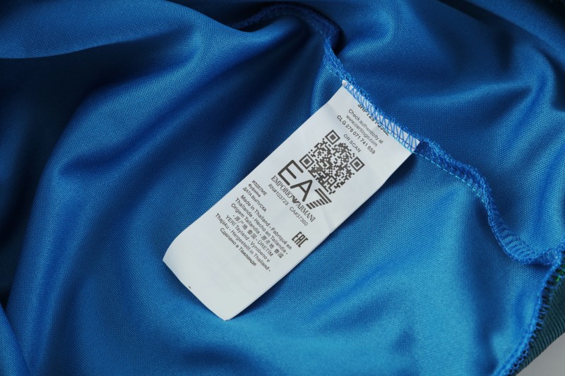 26/27 SSC Napoli Blue Full Zipper Jacket Tracksuit + Long Pants