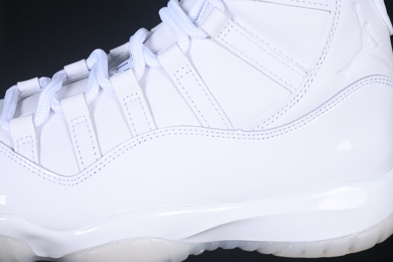 Comme des Garçons x Nike Air Jordan 11 White Sneakers - IV7639-100