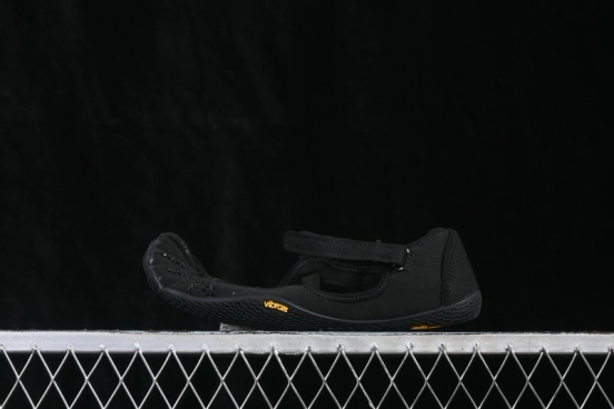 Vibram V-Soul Fitness Barefoot Deep Squat Support Quick-Dry Ballet Five-Toe Shoes - 18W7201 Black