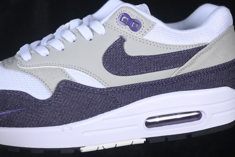 Nike Air Max 1 Retro Running Shoes with Half-Sole Air Cushion - 394505-100