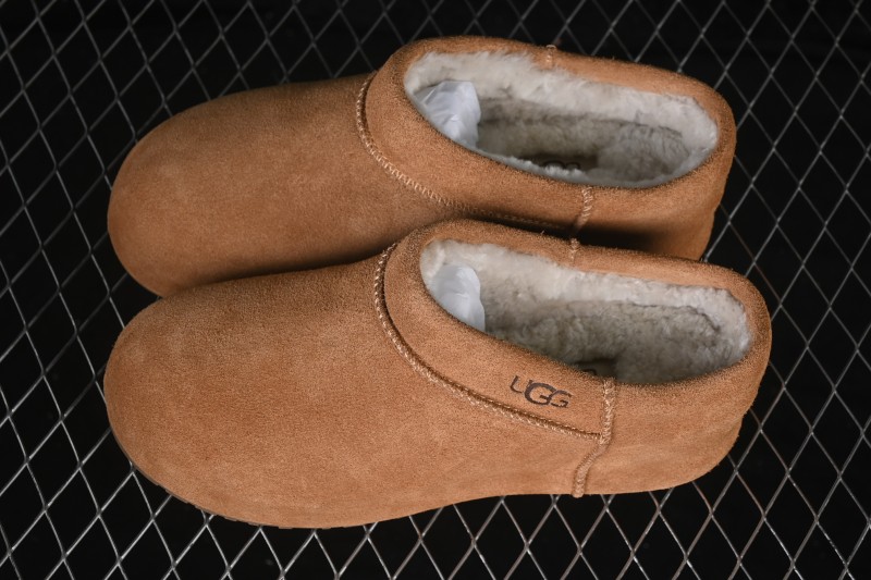 UGG Enwrap Clog Twinface Sheepskin Waterproof Low-Top Hidden Wedge Casual Shoes - 1180254 CHE
