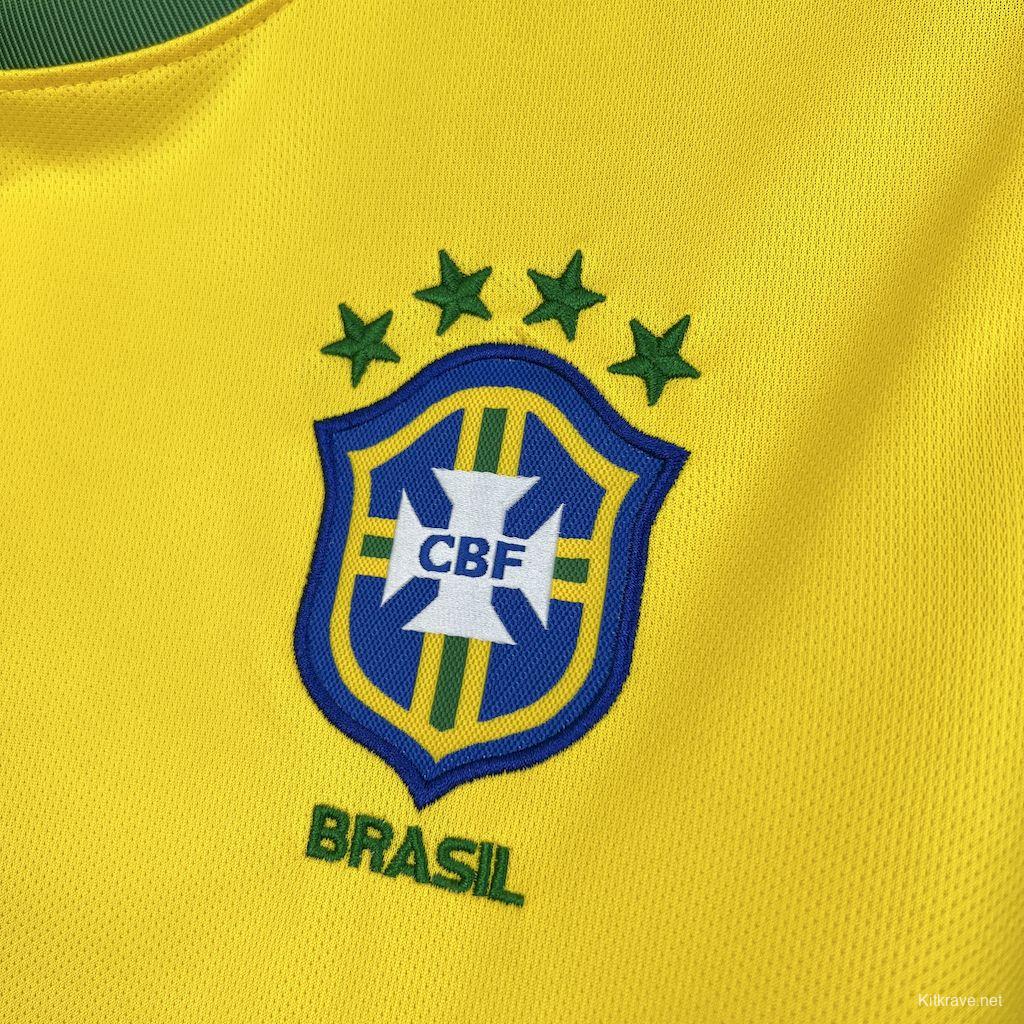 1998 Retro Brazil X Soldier Home Jersey