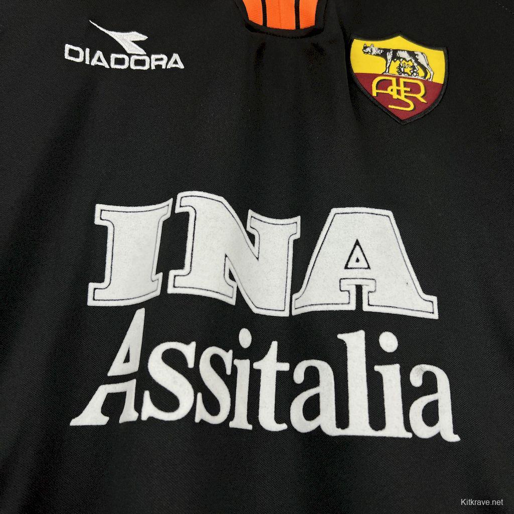 1998/99 Retro AS Roma Third Long Sleeves Jersey