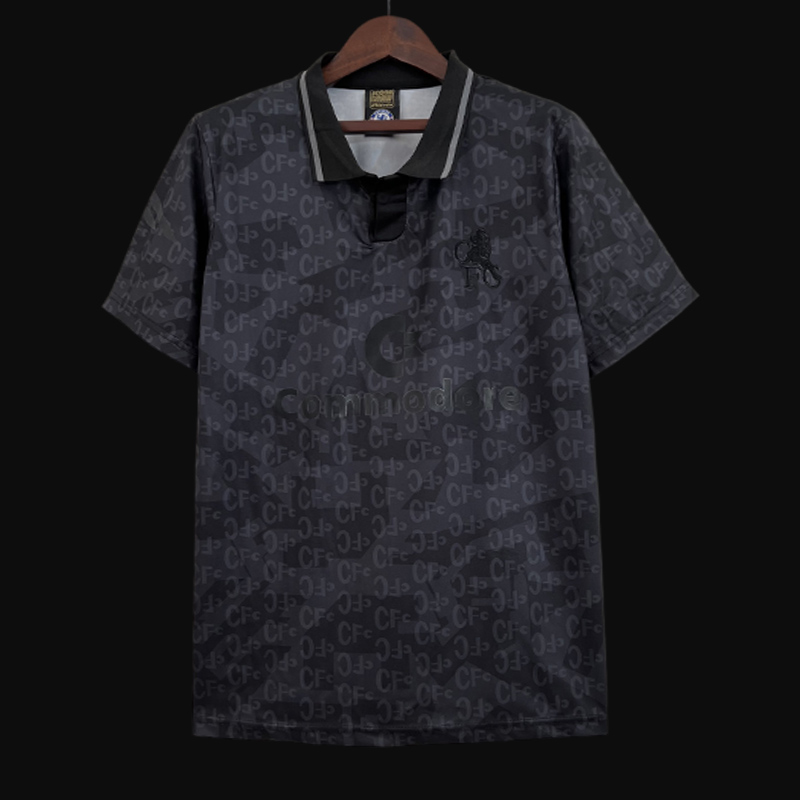 Retro Chelsea 1990 Black Special Black Out Jersey