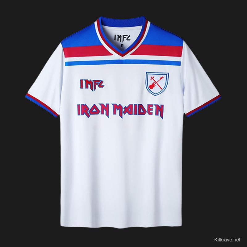 Retro 22/23 Iron Maiden X West Ham White Jersey