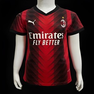 Player Version 23/24 Kids AC Milan Home Jersey