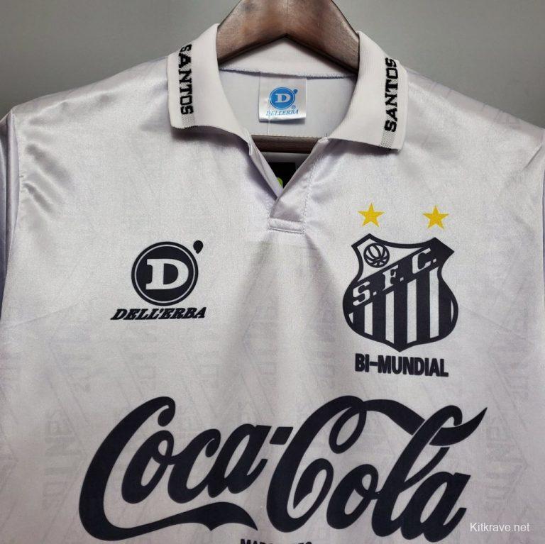 Retro 93/94 Santos Home Jersey