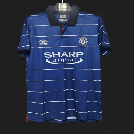 Retro 99/00 Manchester United Third Blue Jersey