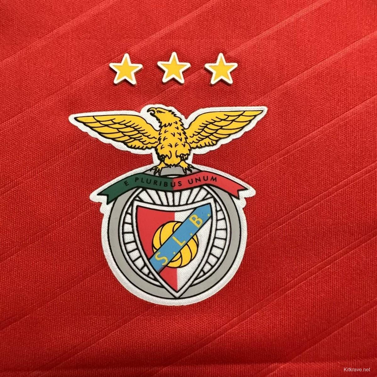 24/25 Kids Benfica Home Jersey