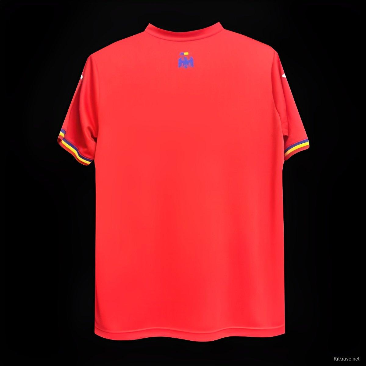 2024 Romania Away Red Jersey