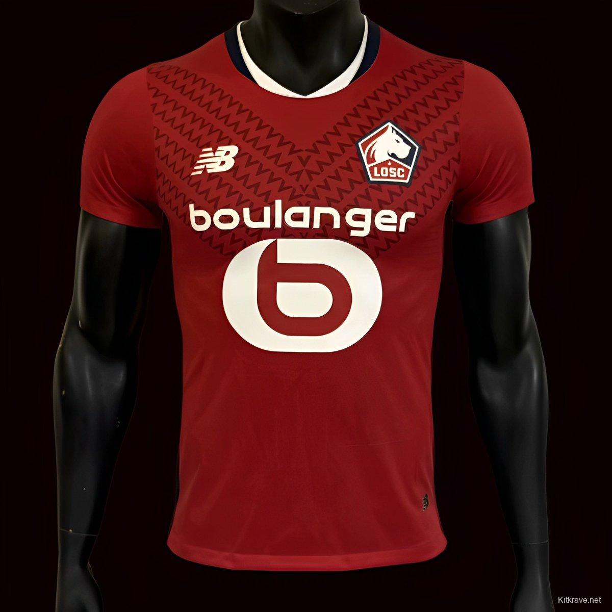 Player Version 24/25 Lille OSC Home Jersey
