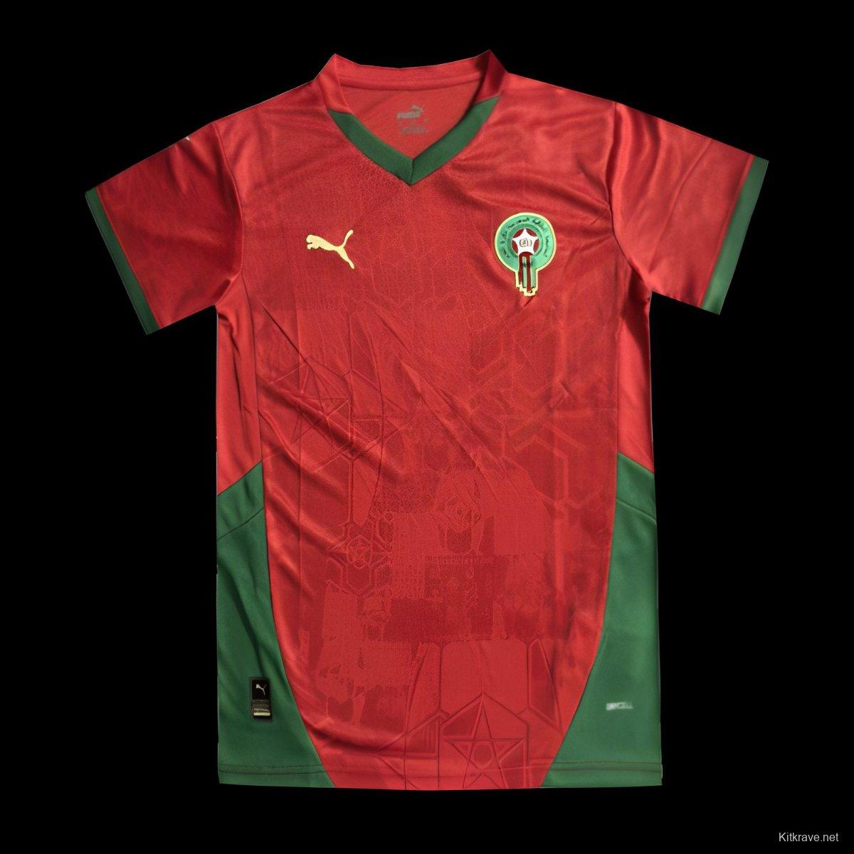 2024 Morocco Home Jersey