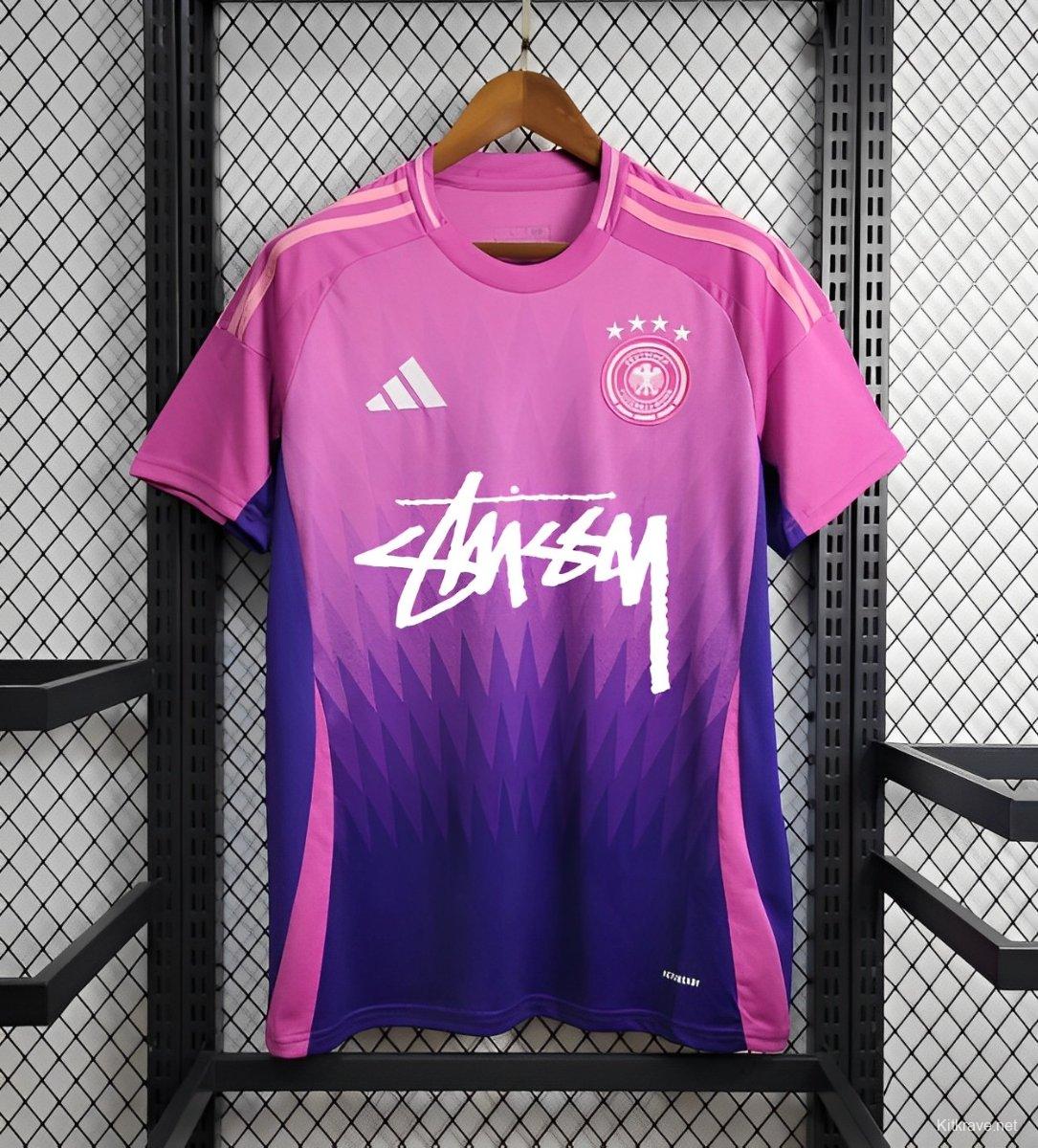 2024 Germany x Stussy Away Purple Jersey