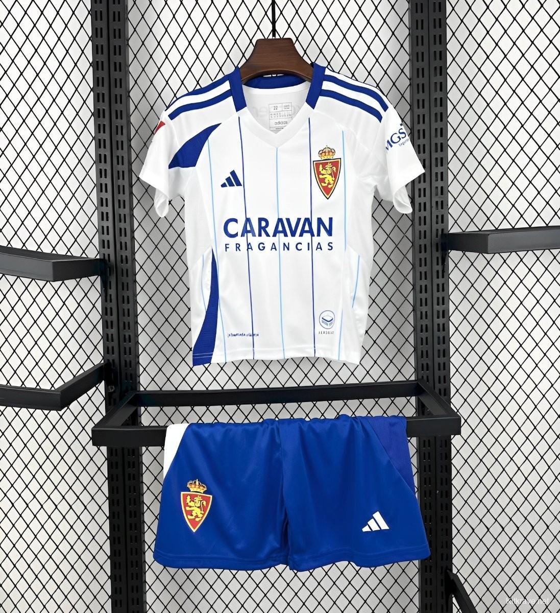 2425 Kids Real Zaragoza Home 16-28 Jersey