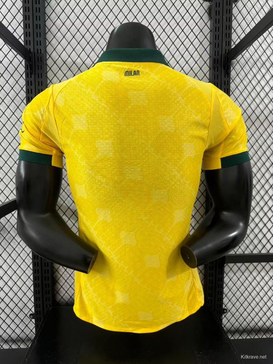 Player Version 25/26 AC Away Yellow Jersey