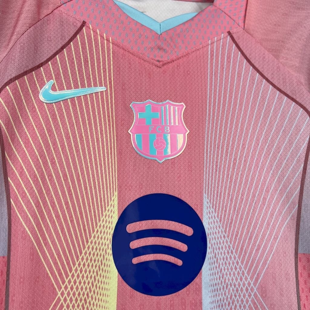 25/26 Kids Barcelona Pink Special Jersey