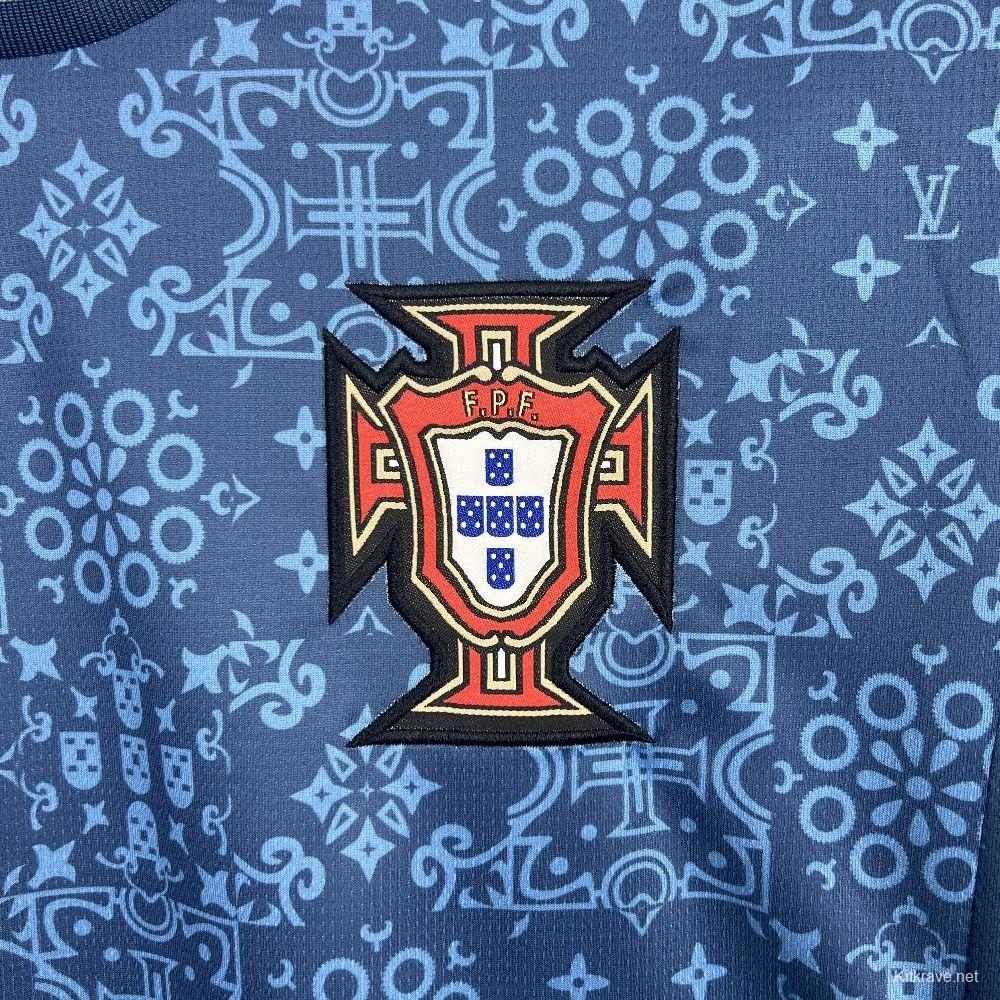 2025 Portugal Louis Vuitton Navy Special Jersey