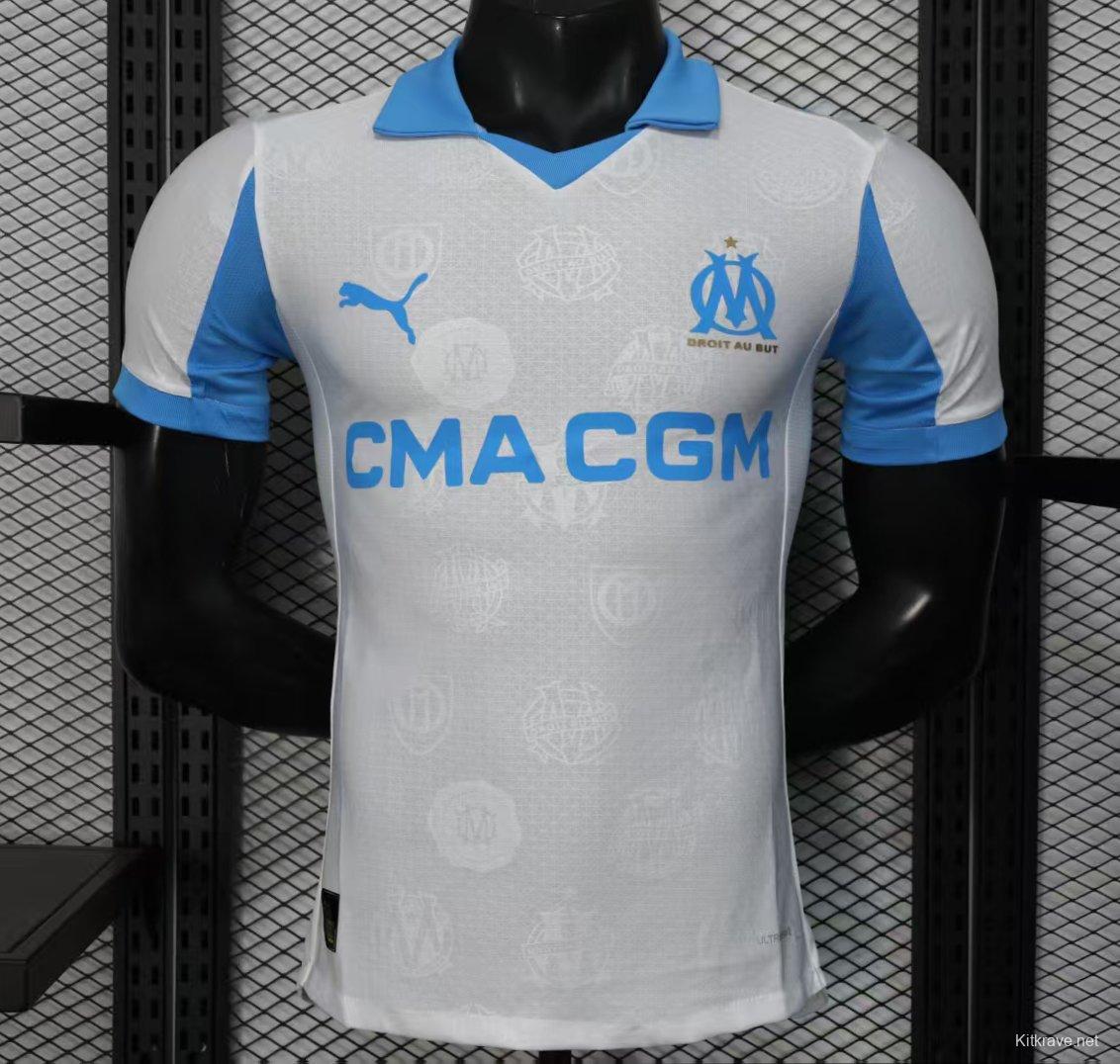 Player Version 25/26 Olympique Marseille Home Jersey