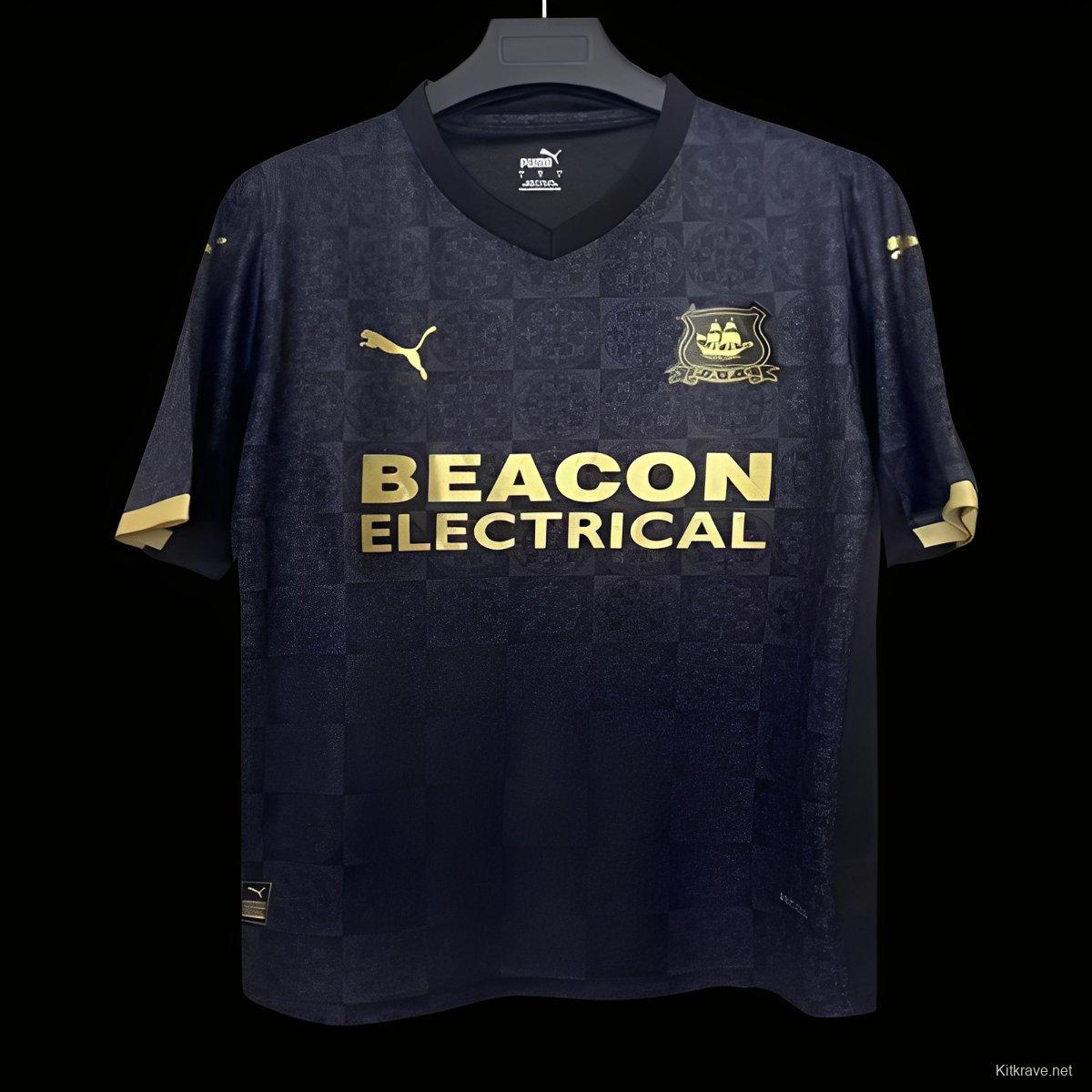 25/26 Plymouth Argyle Away BLACK Jersey