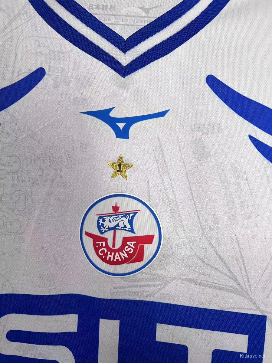 25/26 Hansa Rostock Away WHITE Jersey