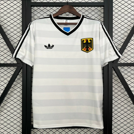 1984 Retro Germany White Jersey