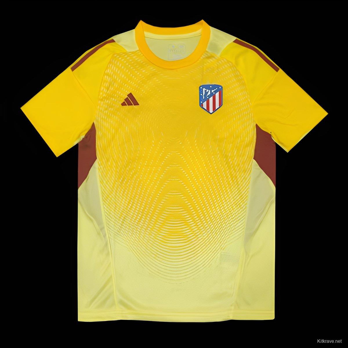 25/26 Atletico Madrid Yellow Goalkeeper Jersey
