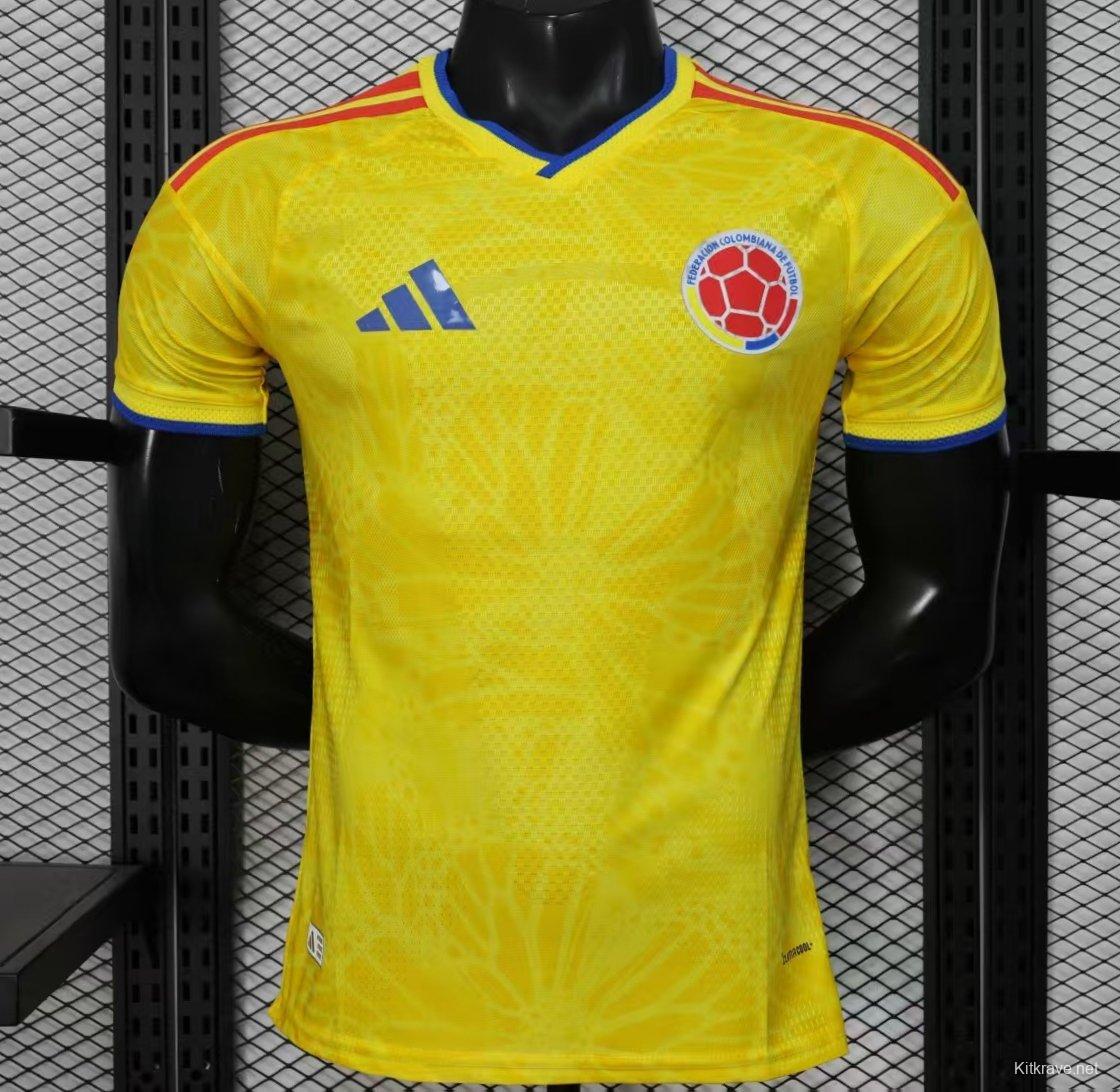 Player Version 2025 Colombia Home Jersey