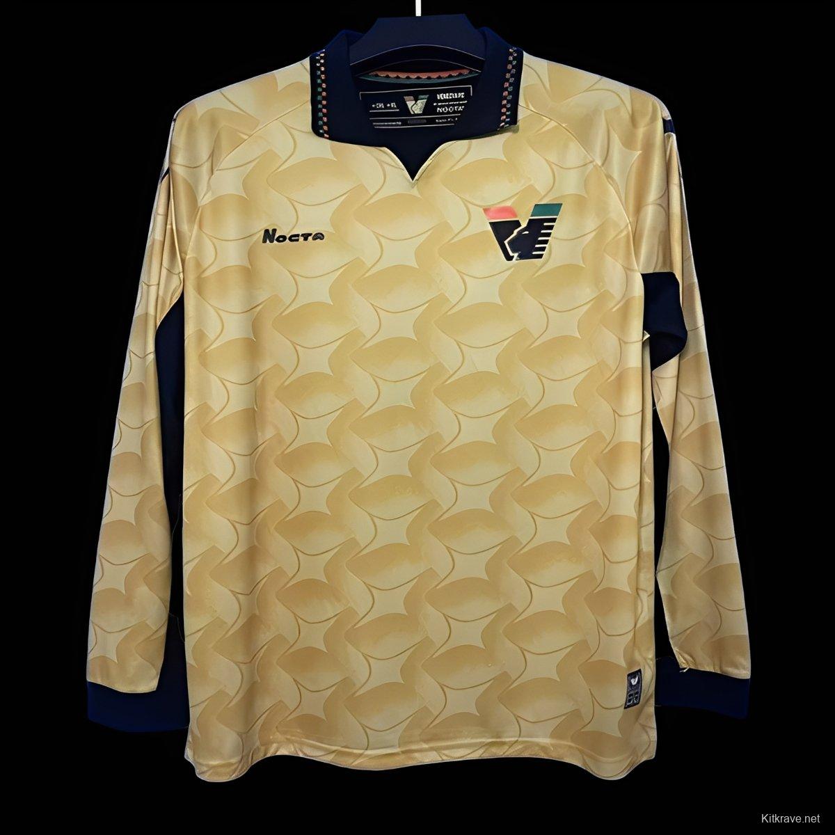 25/26 Kids Venezia Golden Goalkeeper Long Sleeve Jersey