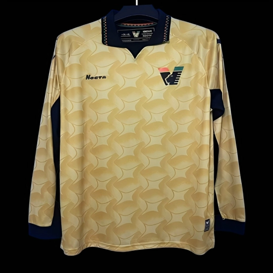 25/26 Venezia Golden Goalkeeper Long Sleeve Jersey