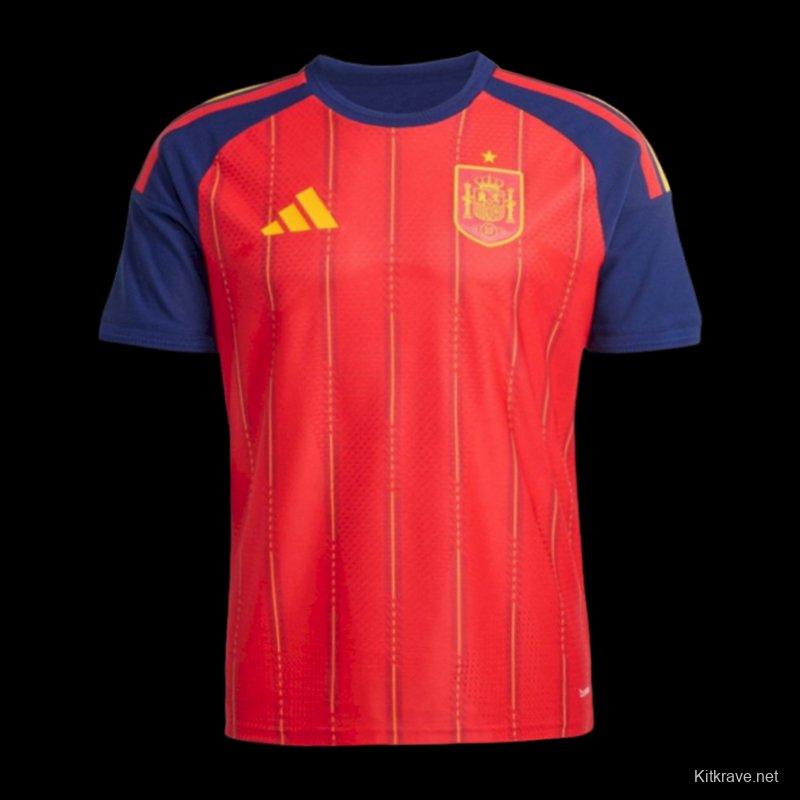 2026 Mens Spain World Cup Home Jersey