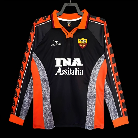 Retro 98/99 Roma Third Long Sleeve Jersey