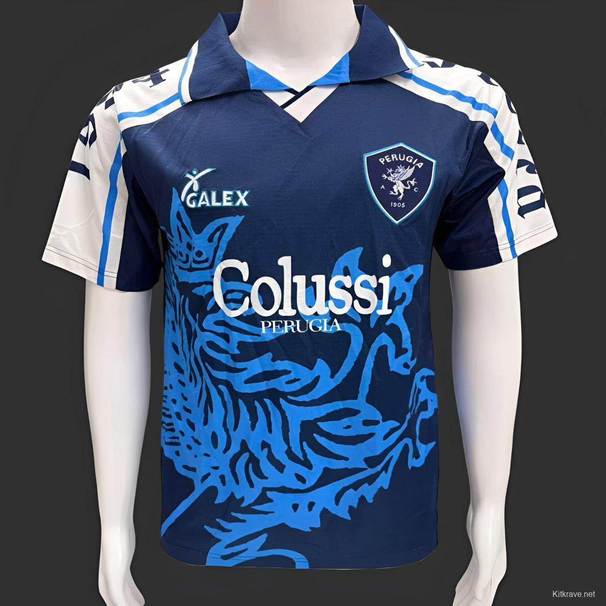 Retro 97/98 Perugia Away Blue Jersey