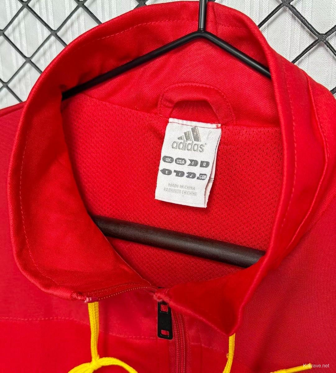 Retro 2010 Spain Home Full Zipper Jacket