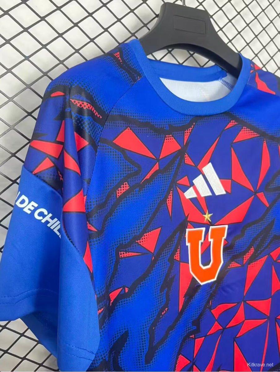 26/27 Club Universidad de Chile Blue Pre-Match Jersey