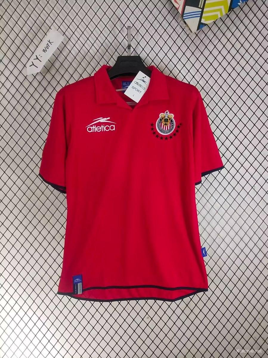 Retro 03/04 Chivas Guadalajara Third Red Jersey