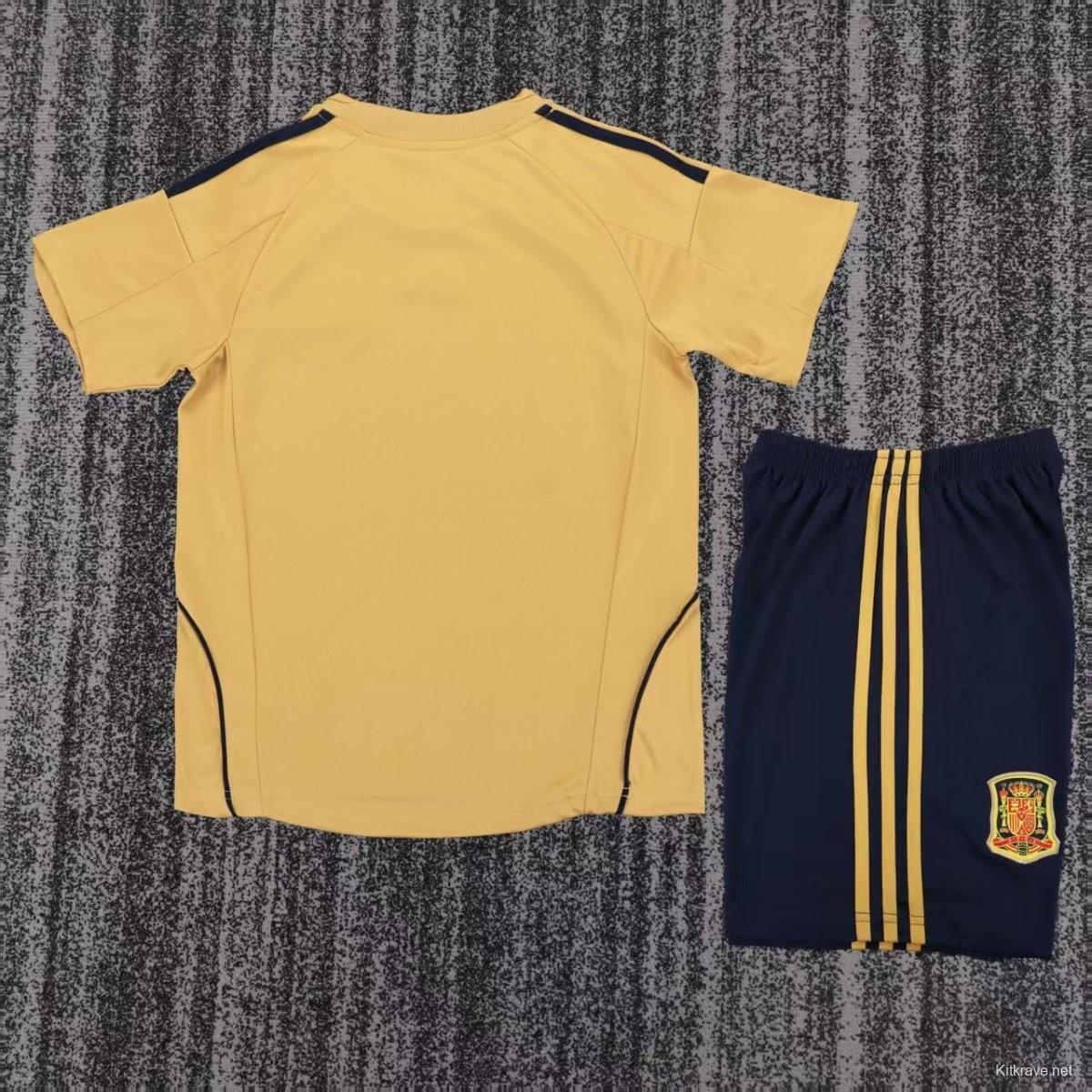 Retro Kids 2008 Spain Away Jersey