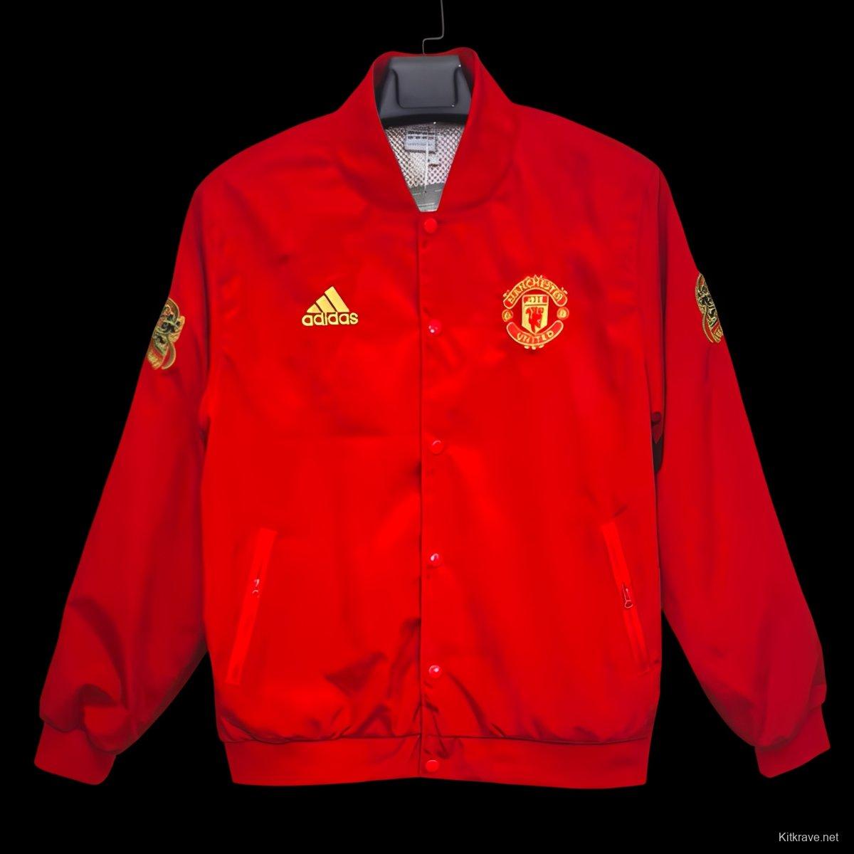 Retro 19/20 Manchester United Chinese New Year Coach Jacket