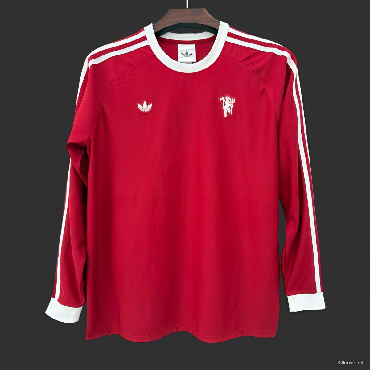 25/26 Manchester United Originals Crew Long Sleeve Sweat