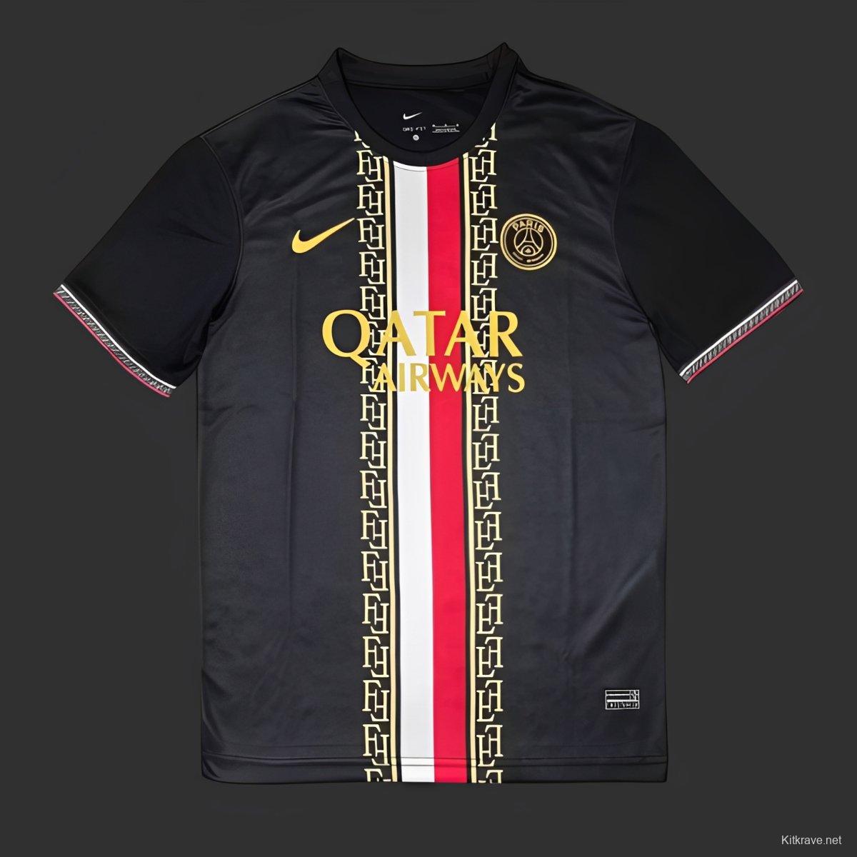 25/26 PSG Paris Saint-Germain Entrainement Black Special Jersey