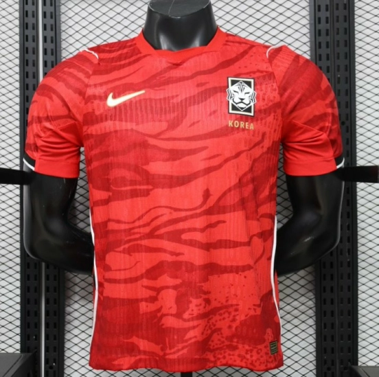 Player Version 2026 South Korea  Red  Home Jersey