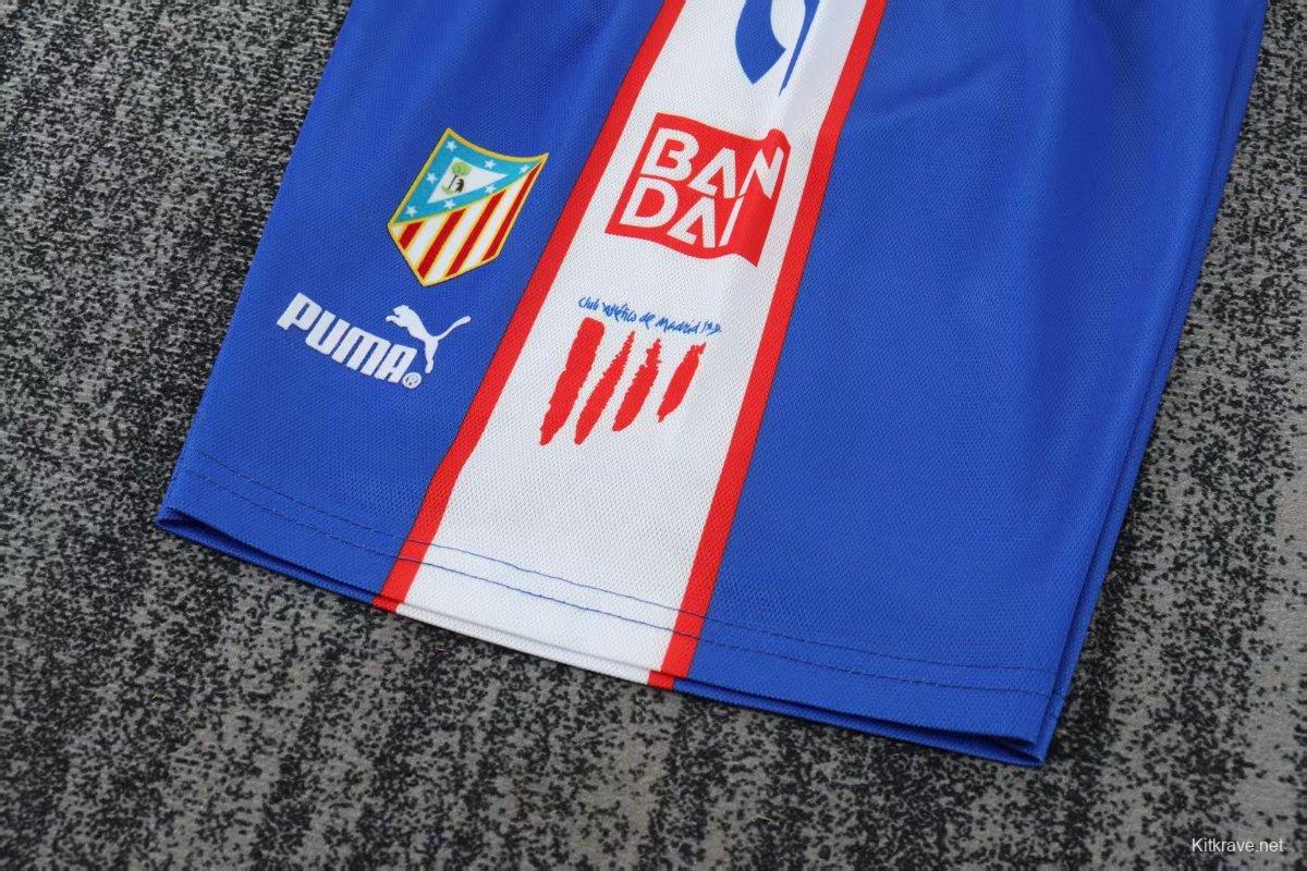 Retro 96/97 Kids Atletico Madrid Home Jersey