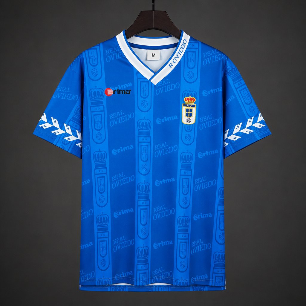 Retro 98/99 Real Oviedo Home Jersey