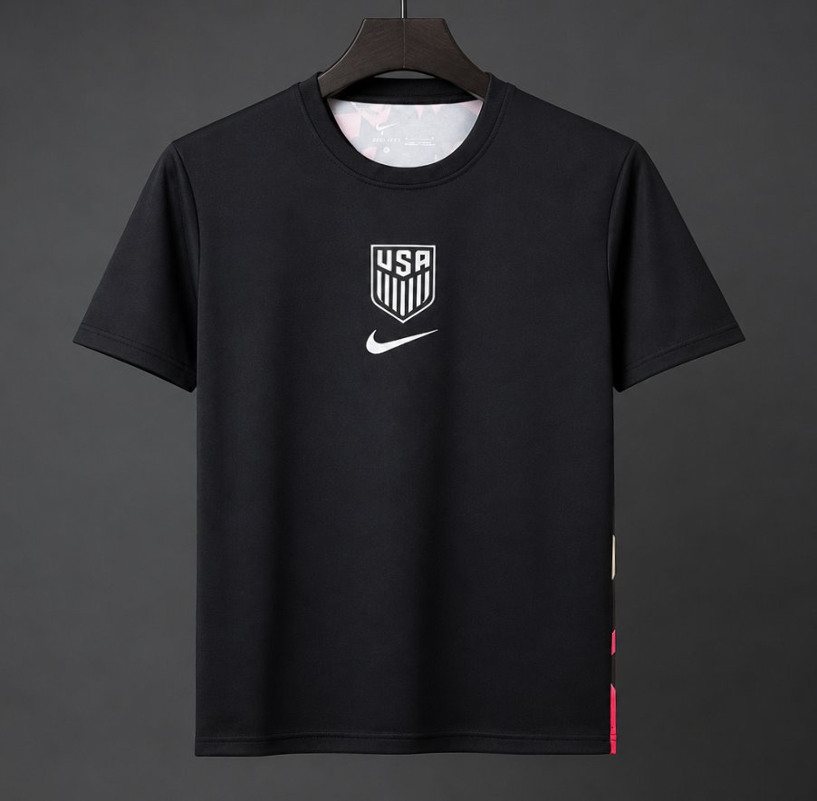 2026 USA USMNT Premium Goalkeeper Soccer T-Shirt - Black